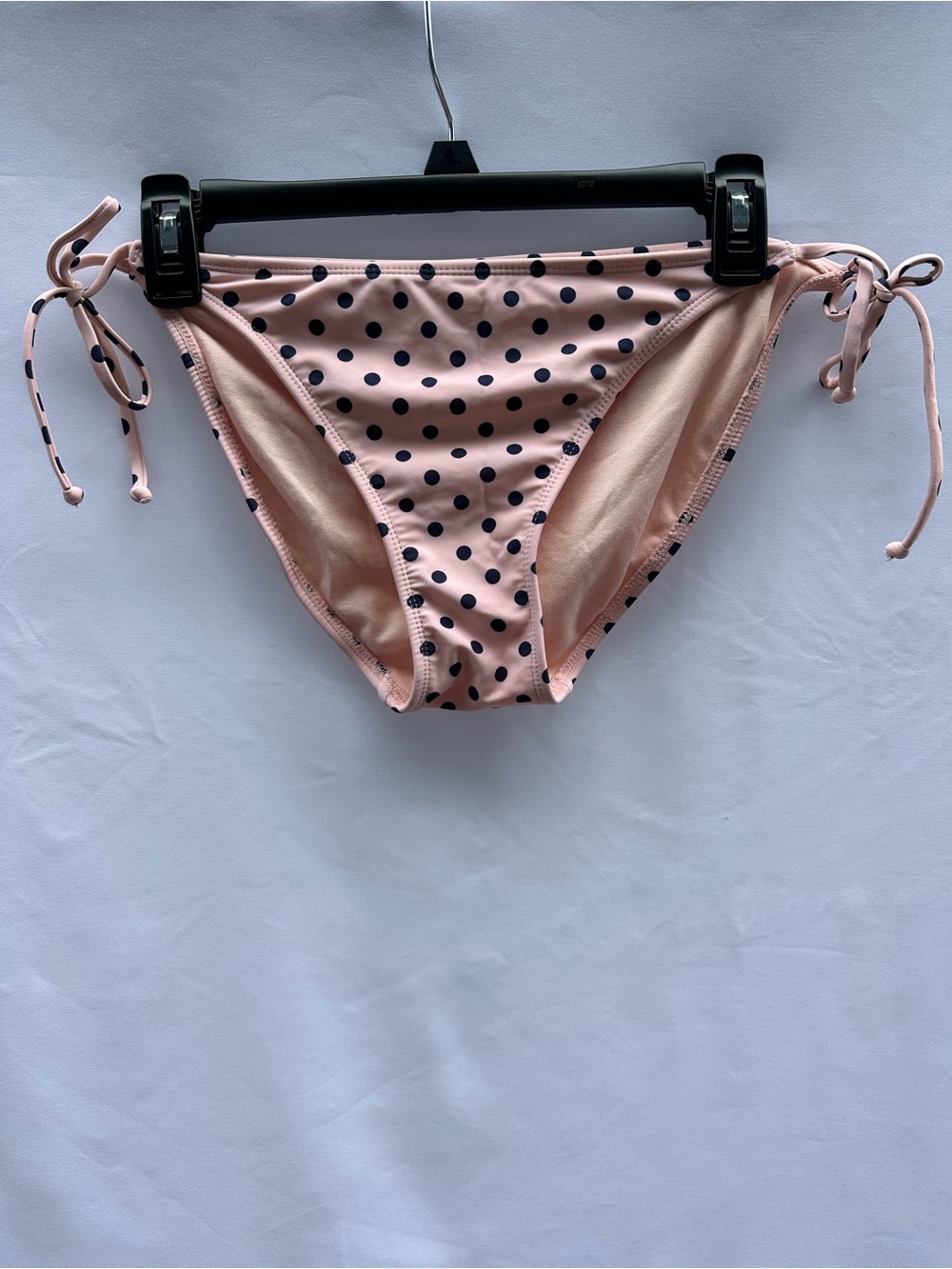 Xhilaration Pink Polka Dot Tie-Side Bikini Bottoms